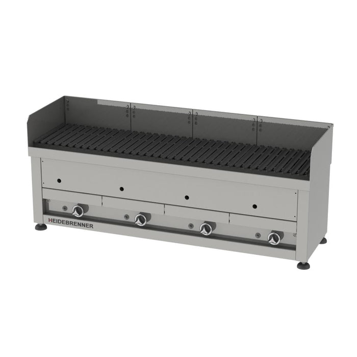 Heidebrenner - Heidebrenner Gas Lavasteingrill PANAREA - 23,2 kW, 410 mm, Outdoor, 4 Heizzonen - GastroDeals