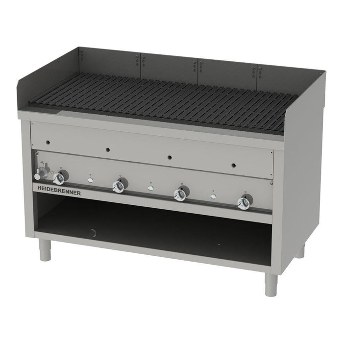 Heidebrenner - Heidebrenner Gas Lavasteingrill PANAREA - 37,2 kW, 650 mm, Indoor, 4 Heizzonen - GastroDeals