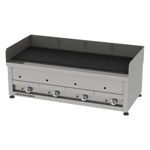 Heidebrenner - Heidebrenner Gas Lavasteingrill PANAREA - 650 mm, 37,2 kW, Outdoor, Edelstahl V - Rost, Höhenverstellbare Füße - GastroDeals