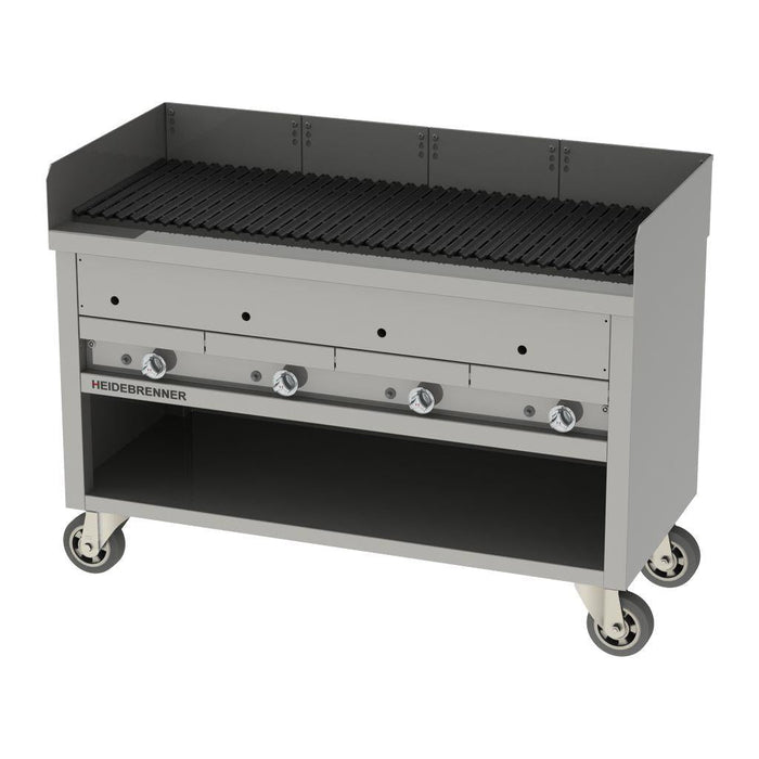 Heidebrenner - Heidebrenner Gas Lavasteingrill "PANAREA" - Outdoor, 37,2 kW, 1400x650x890 mm - GastroDeals