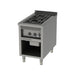 Heidebrenner - Heidebrenner Gas - Range ARIZONA - 17,4 kW, 900 mm - Edelstahl, 2 Kochzonen, Glatte Platte - GastroDeals