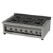 Heidebrenner - Heidebrenner Gas Range "Kalifornien" - 52,2 kW, 750 mm, 6 Kochzonen, Edelstahl - GastroDeals