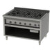 Heidebrenner - Heidebrenner Gas Range KALIFORNIEN - 52,2 kW, 900 mm - 6 Kochzonen, Edelstahl, Einseitige Bedienung - GastroDeals
