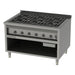 Heidebrenner - Heidebrenner Gas Range "KALIFORNIEN" - 900 mm, 34,8 kW, 6 Kochzonen, Edelstahl - GastroDeals