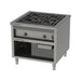 Heidebrenner - Heidebrenner Gas - Range MONTANA - 34,8 kW, 900 mm, 4 - flammig, Edelstahl Doppelschieberost - GastroDeals