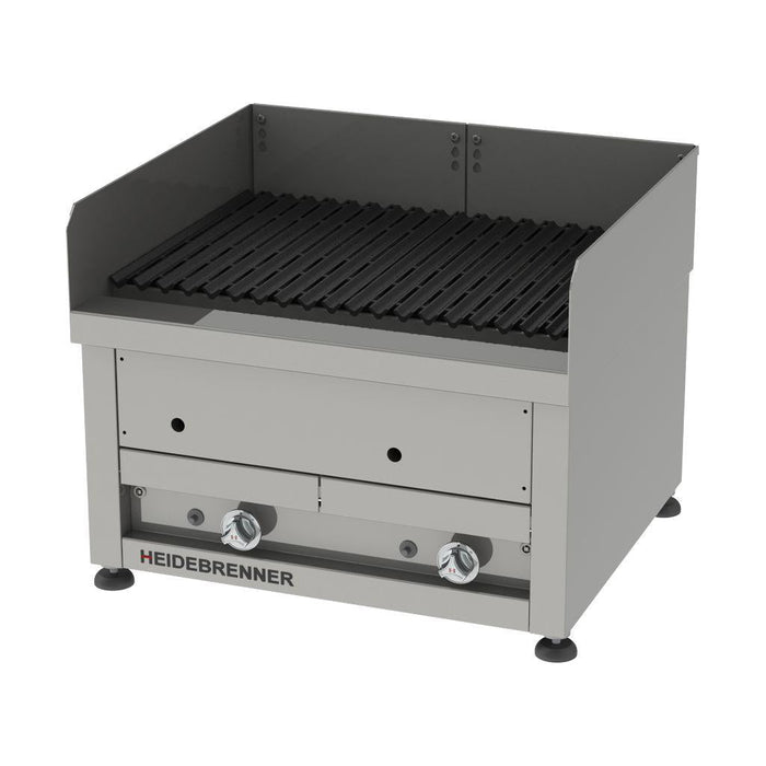 Heidebrenner - Heidebrenner Gas Rostbräter/Wassergrill Denton - 650 mm, 14 kW, Outdoor, 2 Heizzonen - GastroDeals
