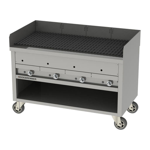 Heidebrenner - Heidebrenner Gas Rostbräter/Wassergrill HOUSTON - Outdoor, 4 Zonen, 13,5 kW, 1396x600 mm - GastroDeals