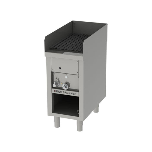 Heidebrenner - Heidebrenner Gas Rostbräter/Wassergrill PASADENA - Indoor, 9 kW, 406x600 mm, Edelstahl - GastroDeals
