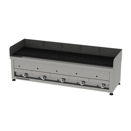 Heidebrenner - Heidebrenner Gas Rostbräter/Wassergrill SAN ANTONIO - 410 - 29 kW, Outdoor, 5 Heizzonen, Edelstahl - GastroDeals