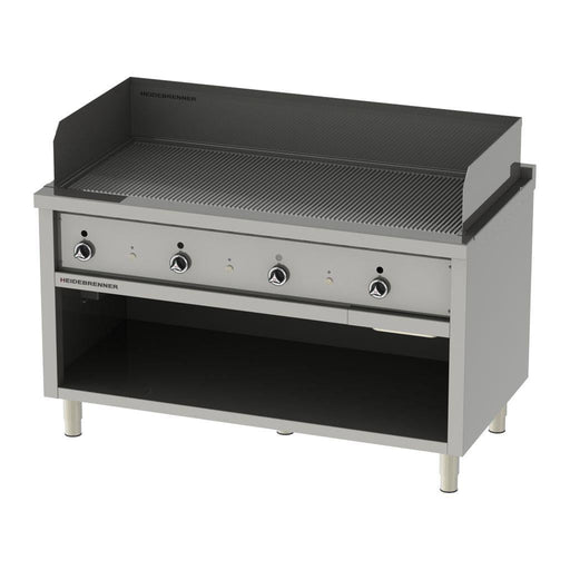 Heidebrenner - Heidebrenner Gas Teppanyaki - Bratplatte HOKKAIDO - 750 - Hartverchromt, 4 Zonen, 1430x750 mm - GastroDeals