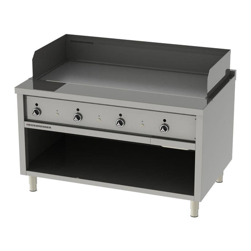 Heidebrenner - Heidebrenner Gas Teppanyaki - Bratplatte HOKKAIDO - 900 - 4 Zonen, 1330x580 mm, Hartverchromt, 23,2 kW - GastroDeals