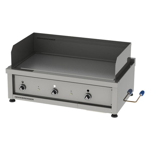 Heidebrenner - Heidebrenner Gas Teppanyaki - Bratplatte KYUSHU - 650 - Hartverchromt, 15 mm, 1100x650x350 mm, 3 Zonen - GastroDeals
