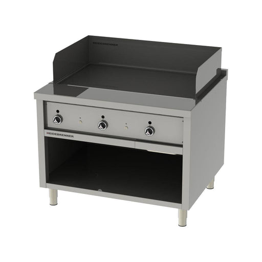 Heidebrenner - Heidebrenner Gas Teppanyaki Bratplatte KYUSHU - 900 - Hartverchromt, 1000x580 mm, 5,8 kW, Gas - GastroDeals