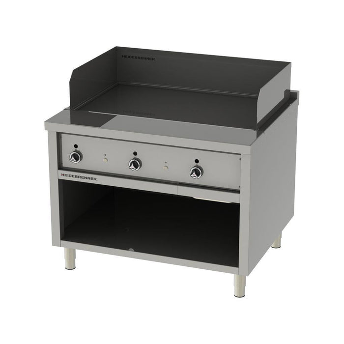 Heidebrenner - Heidebrenner Gas Teppanyaki Bratplatte KYUSHU - 900 - Hartverchromt, 1000x580 mm, 5,8 kW, Gas - GastroDeals