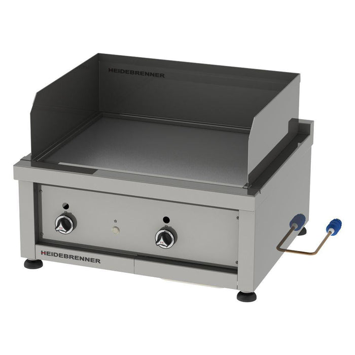 Heidebrenner - Heidebrenner Gas Teppanyaki - Bratplatte OKINAVA - 650 - 9,0 kW, Glatte Grillfläche, 770x650x350 mm - GastroDeals
