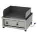 Heidebrenner - Heidebrenner Gas Teppanyaki - Bratplatte "OKINAVA - 650" - Geriffelt, 770x650x350 mm, 9 kW - GastroDeals