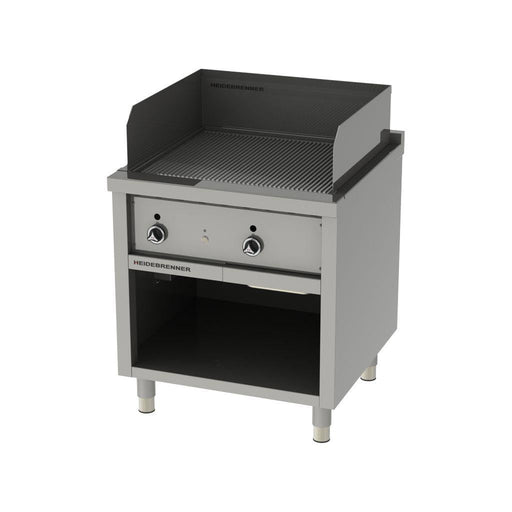 Heidebrenner - Heidebrenner Gas Teppanyaki - Bratplatte OKINAVA - 750 - Hartverchromt, 2 Zonen, 770x750 mm - GastroDeals