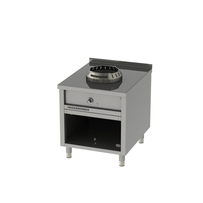 Heidebrenner - Heidebrenner Gas - Wok - Range ANHUI - 900 - 12 kW, Elektrische Zündung, Edelstahl - Wokring - GastroDeals