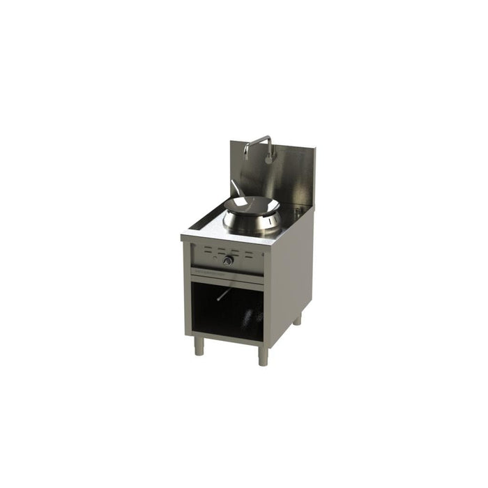 Heidebrenner - Heidebrenner Gas - Wok - Range ANHUI - 900 - 18 kW, Standgerät, Edelstahl - Wokring, Wasserkühlung - GastroDeals