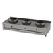 Heidebrenner - Heidebrenner Gas Wok - Range HEBEI - 750 - 36 kW, 3 Kochzonen, Edelstahl - Wokring, 1900x750x350 mm - GastroDeals