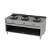 Heidebrenner - Heidebrenner Gas Wok - Range HEBEI - 900 - Standgerät, 36 kW, 3 Kochstellen, Edelstahl - Wokring - GastroDeals