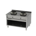 Heidebrenner - Heidebrenner Gas - Wok - Range HUNAN - 900 - Standgerät, 24 kW, 2 Kochstellen, Edelstahl - Wokring - GastroDeals