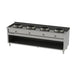 Heidebrenner - Heidebrenner Gas - Wok - Range JIANGSU - 750 - 4 Kochstellen, 2500x750x850 mm, 72 kW, Edelstahl - Wokring - GastroDeals