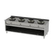Heidebrenner - Heidebrenner Gas Wok - Range JIANGSU - 900 - 32 kW, Standgerät, 4 Zonen, Edelstahl - Wokring - GastroDeals