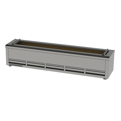 Heidebrenner - Heidebrenner Holzkohlegrill EICHE - 5 Heiz - Segmente, 1730x410x395 mm, Luftzufuhr - Regulierung - GastroDeals