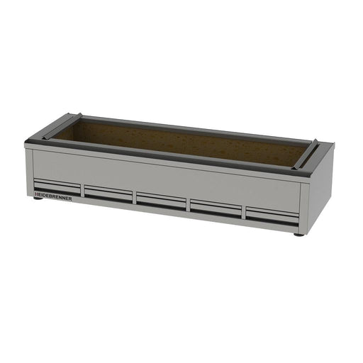 Heidebrenner - Heidebrenner Holzkohlegrill "EICHE - 650 mm" - 6 Heiz - Segmente, Luftzufuhr - Regulierung, 1730x650x395 mm - GastroDeals