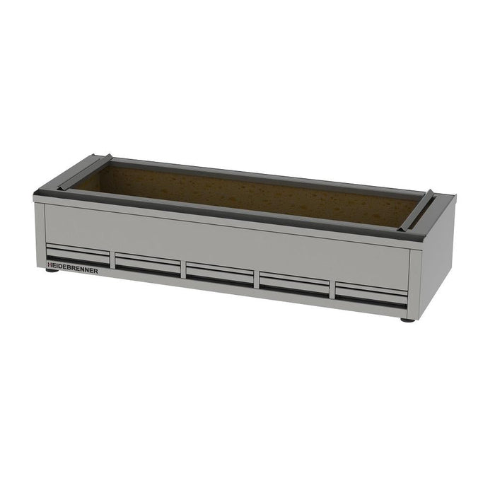 Heidebrenner - Heidebrenner Holzkohlegrill "EICHE - 650 mm" - 6 Heiz - Segmente, Luftzufuhr - Regulierung, 1730x650x395 mm - GastroDeals