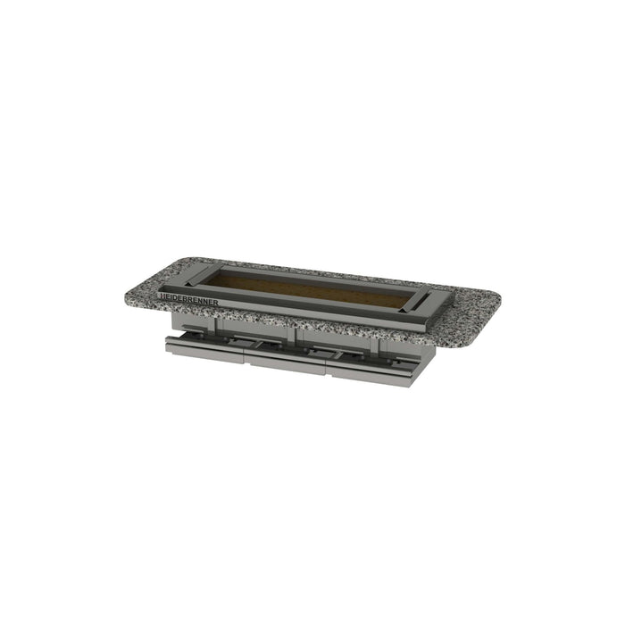 Heidebrenner - Heidebrenner Holzkohlegrill Esche - Einbau, 410 mm, 3 Heiz - Segmente, Ascheschubladen - GastroDeals