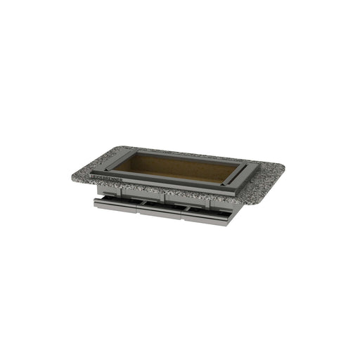 Heidebrenner - Heidebrenner Holzkohlegrill Esche - Einbau, 650 mm, 3 Heiz - Segmente, Luftzufuhr - Regulierung - GastroDeals