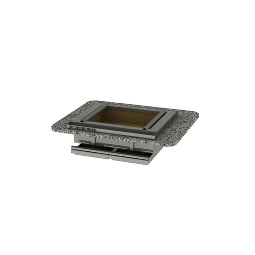 Heidebrenner - Heidebrenner Holzkohlegrill LINDE - Einbau, 650 mm, 2 Heiz - Segmente, Ascheschubladen - GastroDeals