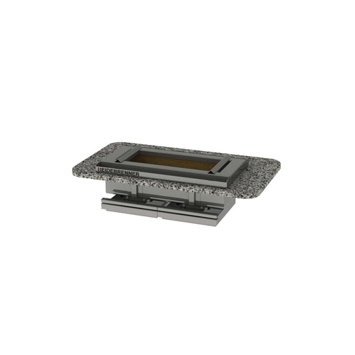Heidebrenner - Heidebrenner Holzkohlegrill LINDE - Einbau, 740x410x355 mm, 2 Heiz - Segmente, Ascheschubladen - GastroDeals