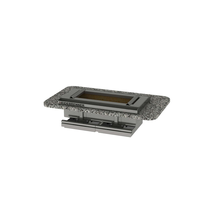 Heidebrenner - Heidebrenner Holzkohlegrill LINDE - Einbau, 740x410x355 mm, 2 Heiz - Segmente, Ascheschubladen - GastroDeals