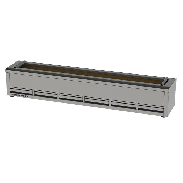 Heidebrenner - Heidebrenner Holzkohlegrill TEAK - 6 Heiz - Segmente, 2060x410x395 mm, Luftzufuhr - Regulierung - GastroDeals