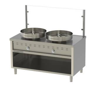 Heidebrenner - Heidebrenner Induktion Tantuni - Herd "IZMIR" - 7 kW, 1300x750x850 mm, 2 Zonen - GastroDeals