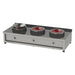 Heidebrenner - Heidebrenner Induktion Wok - Range HEBEI - 24 kW, 750 mm, 3 Zonen, Edelstahl - GastroDeals