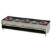 Heidebrenner - Heidebrenner Induktion Wok - Station - 3x400 mm, Warmhaltung, 48,8 kW, Edelstahl, 2850x900x700 mm - GastroDeals