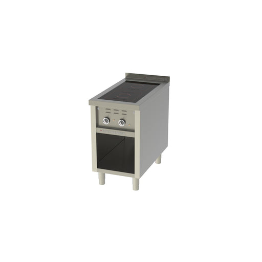 Heidebrenner - Heidebrenner Induktions Range ARIZONA "900" - 16 kW, 2 Ceranflächen, 360x720 mm, Chromnickelstahl - GastroDeals