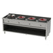 Heidebrenner - Heidebrenner Induktions Wok - Range "JIANGSU" - 14 kW, 2300x750x850 mm, 4 Kochzonen - GastroDeals