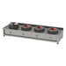 Heidebrenner - Heidebrenner Induktions Wok - Range JIANGSU - 750 mm, 20 kW, 4 Kochzonen, Edelstahl - GastroDeals