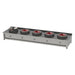 Heidebrenner - Heidebrenner Induktions Wok - Range "SICHUAN" - 750 mm, 25 kW, 5 Zonen, Edelstahl, Höhenverstellbar - GastroDeals