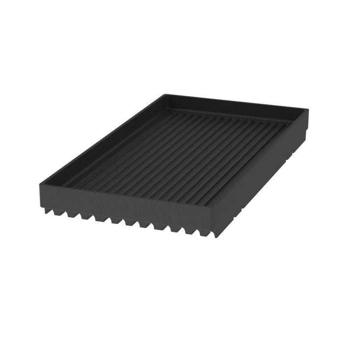 Heidebrenner - Heidebrenner Multibräter - Aufsatz - Geriffelt, 310x580x40 mm, Grauguss - GastroDeals