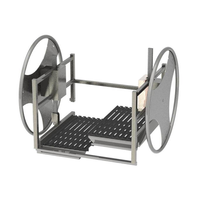 Heidebrenner - Heidebrenner Rost - Hebelift für Gas Lava Grill - 1 Zone, Ø 700 mm Rad, Höhenverstellbar - GastroDeals