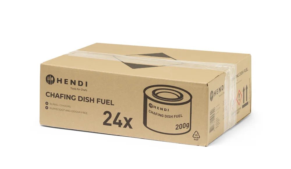 HENDI - Chafing Dish Brennpaste - 200g Dose, 3 Stunden Brenndauer, 24 Stk - HENDI - GastroDeals