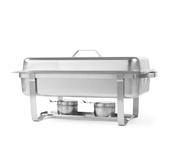 HENDI - Chafing Dish GN 1/1 Kitchen Line - 9L, 600x358x295 mm, Edelstahl, inkl. Brennpastenbehälter - HENDI - GastroDeals