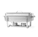 HENDI - Chafing Dish GN 1/1 Kitchen Line - 9L, 600x358x295 mm, Edelstahl, inkl. Brennpastenbehälter - HENDI - GastroDeals