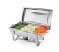 HENDI - Chafing Dish GN 1/1 Kitchen Line - 9L, 600x358x295 mm, Edelstahl, inkl. Brennpastenbehälter - HENDI - GastroDeals